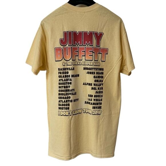 Jimmy Buffet & The Coral Reefer Band 2016 I Don’t Know Tour Shirt - Picture 2 of 10